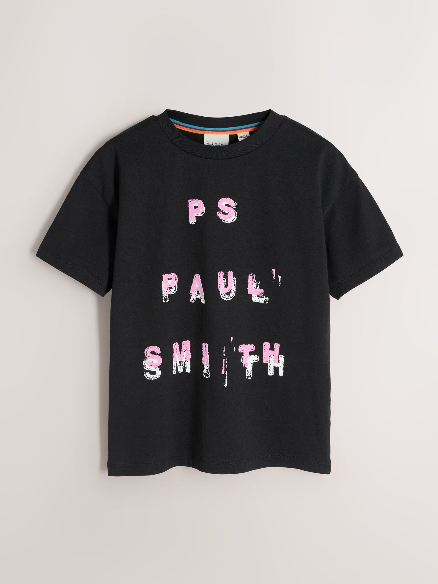 Dsiney Kidz - Paul Smith Junior Black/Grey/Burgundy Graphic T-Shirts 3 Pack image 5