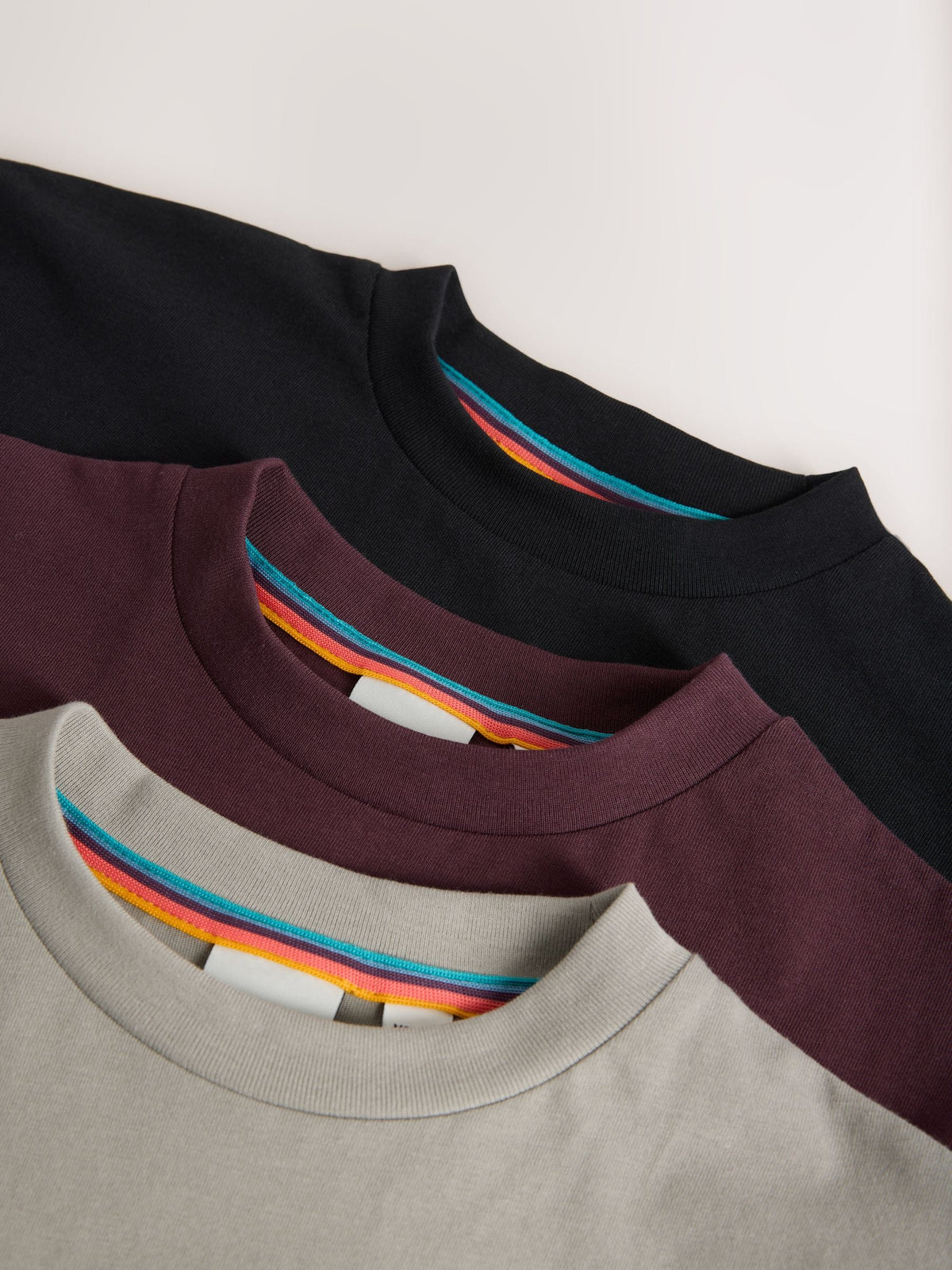 Dsiney Kidz - Paul Smith Junior Black/Grey/Burgundy Graphic T-Shirts 3 Pack image 9