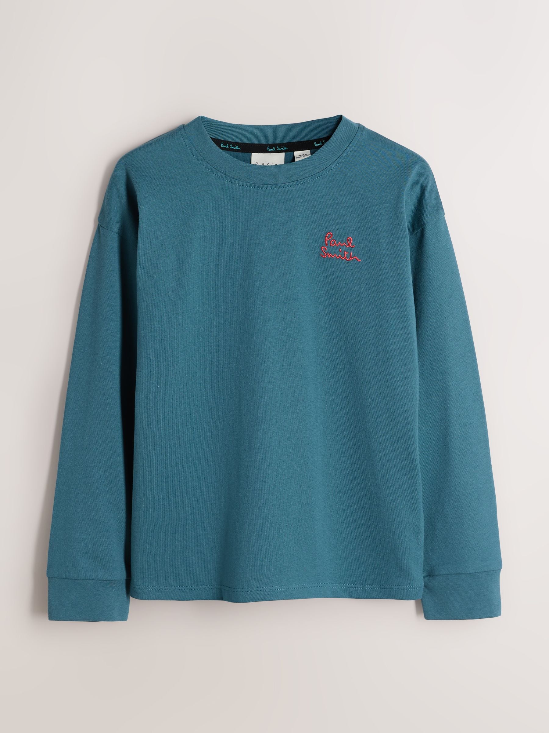 Dsiney Kidz - Paul Smith Junior Blue/Grey Long Sleeve Graphic T-Shirts 3 Pack image 4