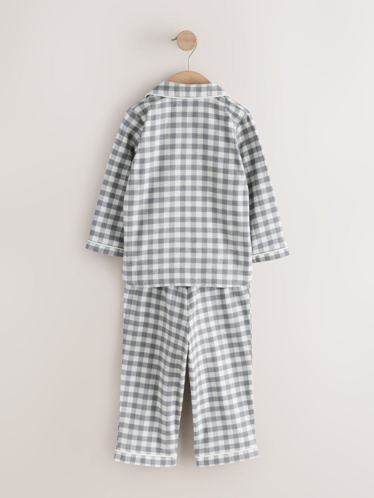 Grey/Ecru Check Christmas Matching Family Pyjamas (9mths-16yrs) - image 7
