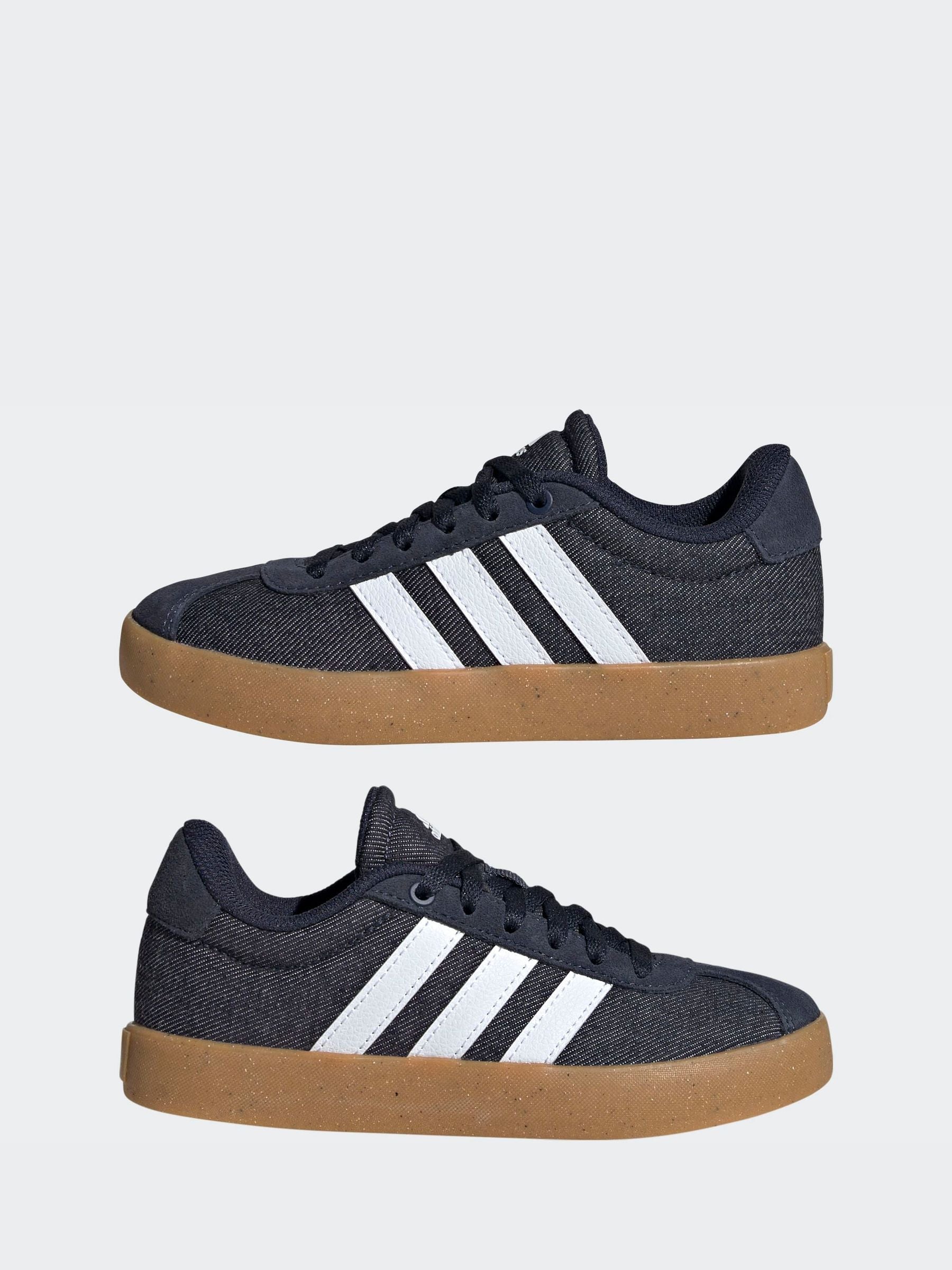 adidas Blue VL Court 3.0 Trainers image 5