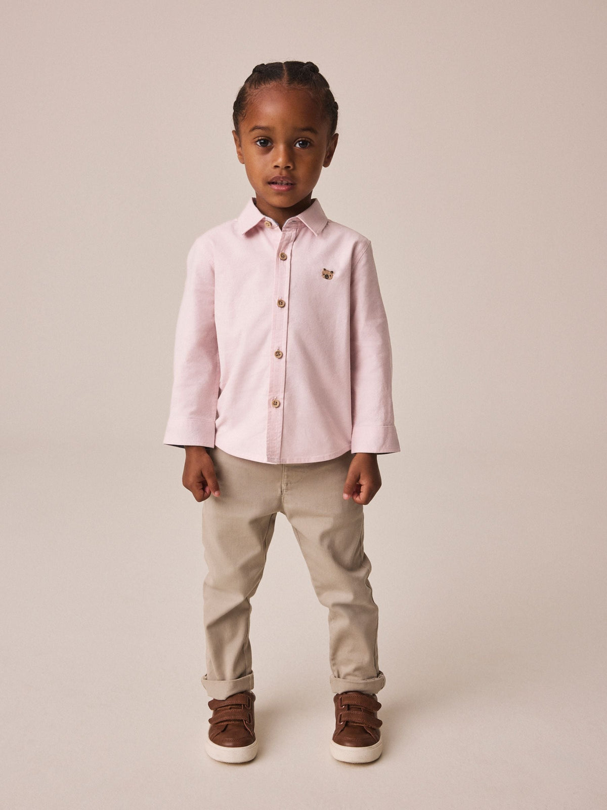 Dsiney Kidz - Pink Long Sleeve Oxford Shirt (3mths-7yrs) image 2