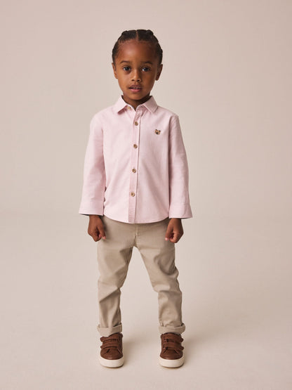 Dsiney Kidz - Pink Long Sleeve Oxford Shirt (3mths-7yrs) image 2