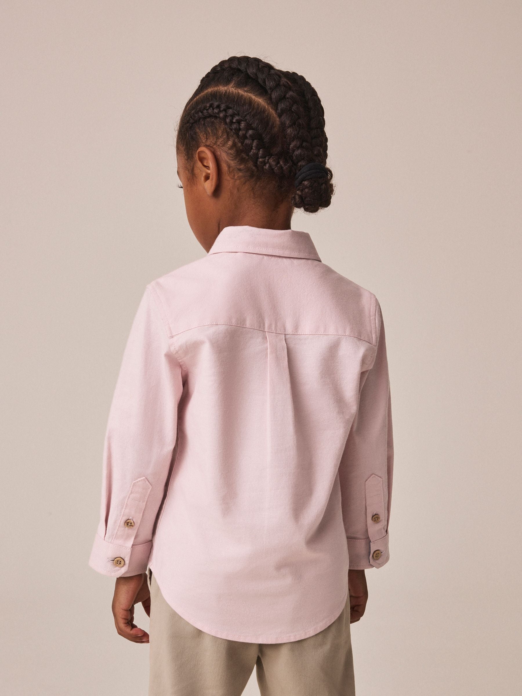 Dsiney Kidz - Pink Long Sleeve Oxford Shirt (3mths-7yrs) image 3