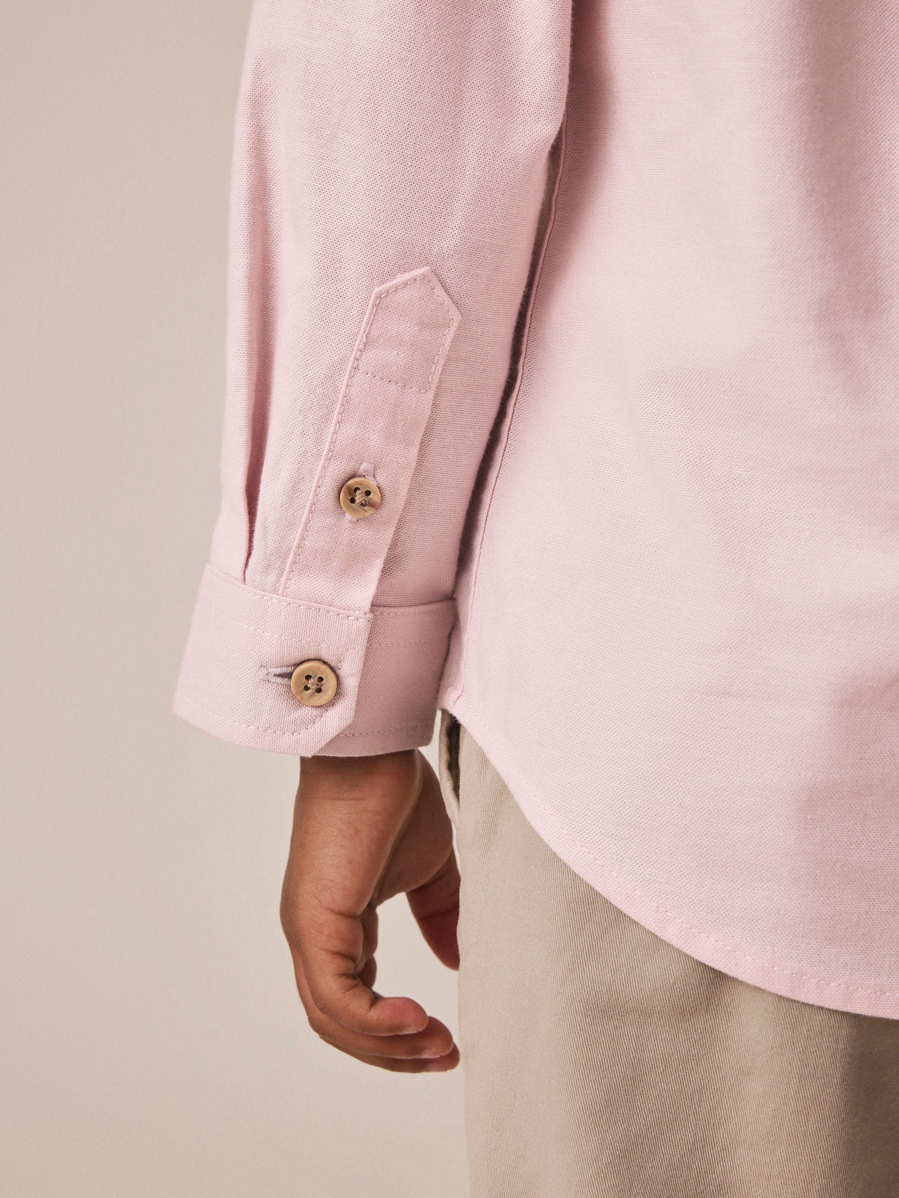 Dsiney Kidz - Pink Long Sleeve Oxford Shirt (3mths-7yrs) image 4