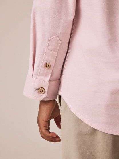 Dsiney Kidz - Pink Long Sleeve Oxford Shirt (3mths-7yrs) image 4