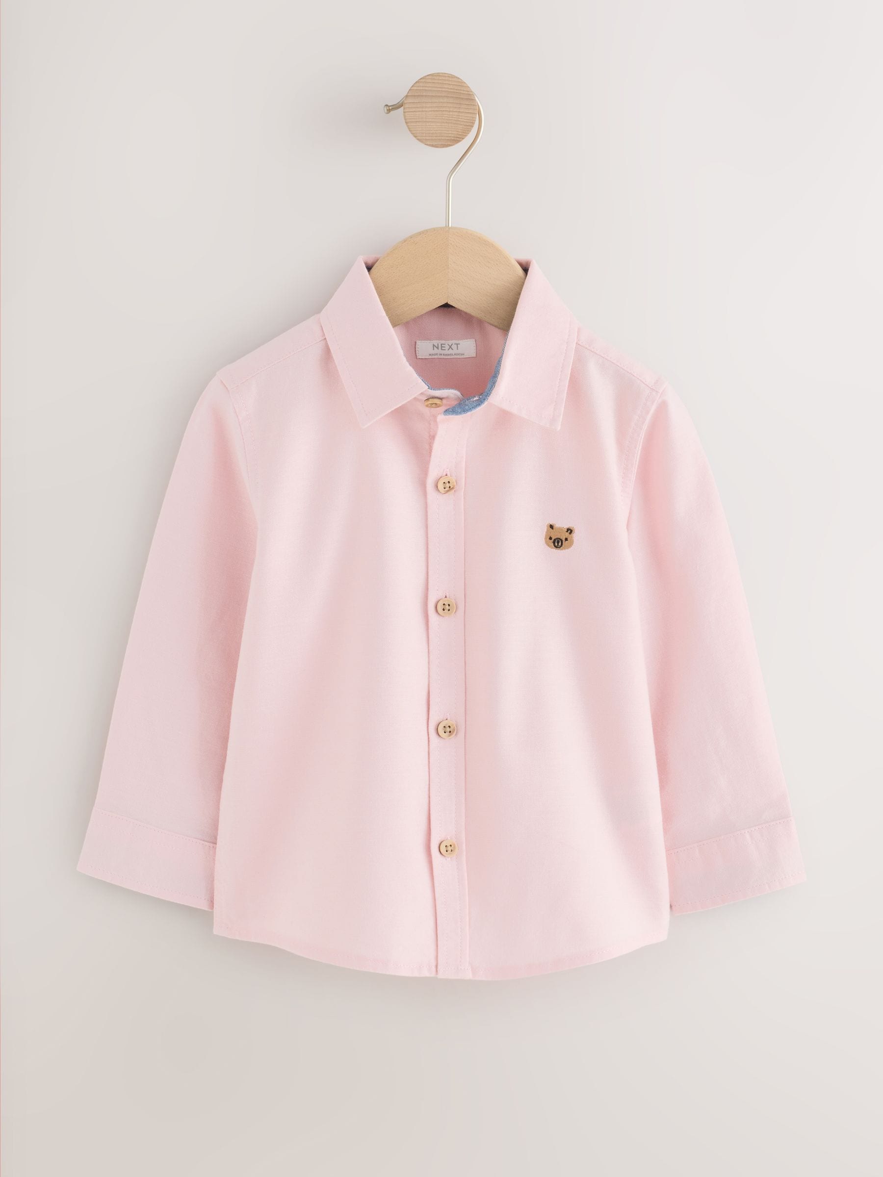 Dsiney Kidz - Pink Long Sleeve Oxford Shirt (3mths-7yrs) image 5