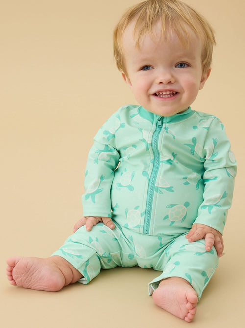 MORI Green Long Sleeve Sun Safe Suit image 1