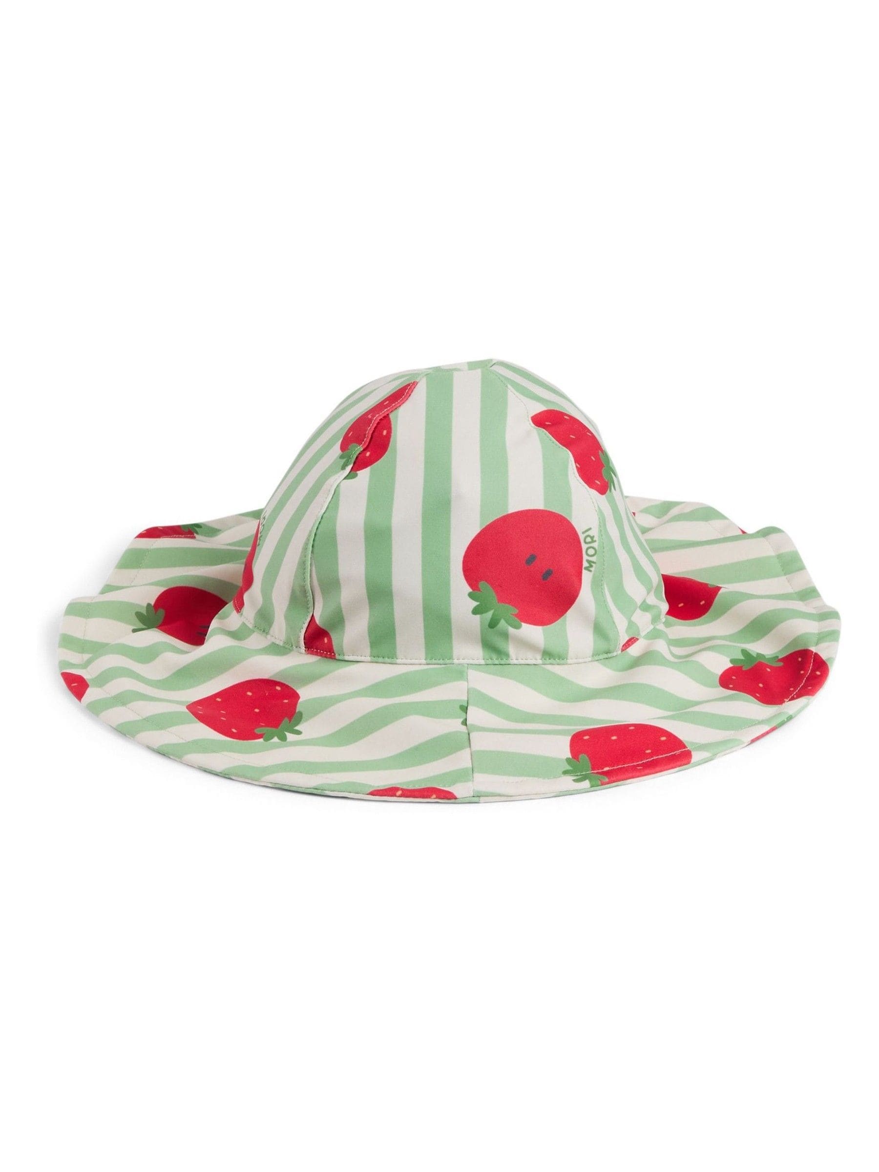 MORI Green Strawberry Floppy Sun Safe Swim Hat image 3