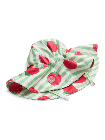 MORI Green Strawberry Floppy Sun Safe Swim Hat image 5