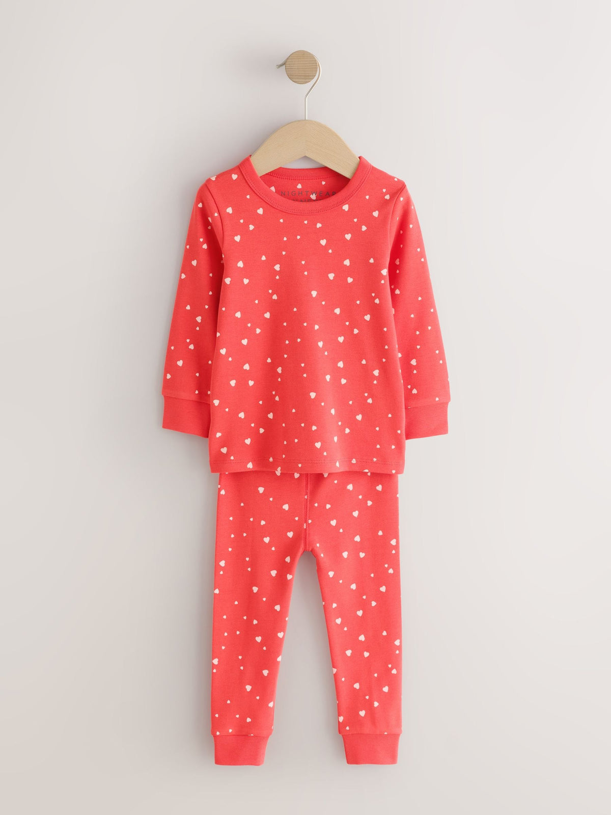Red/Ecru Snuggle Pyjamas 3 Pack (9mths-12yrs) - image 10