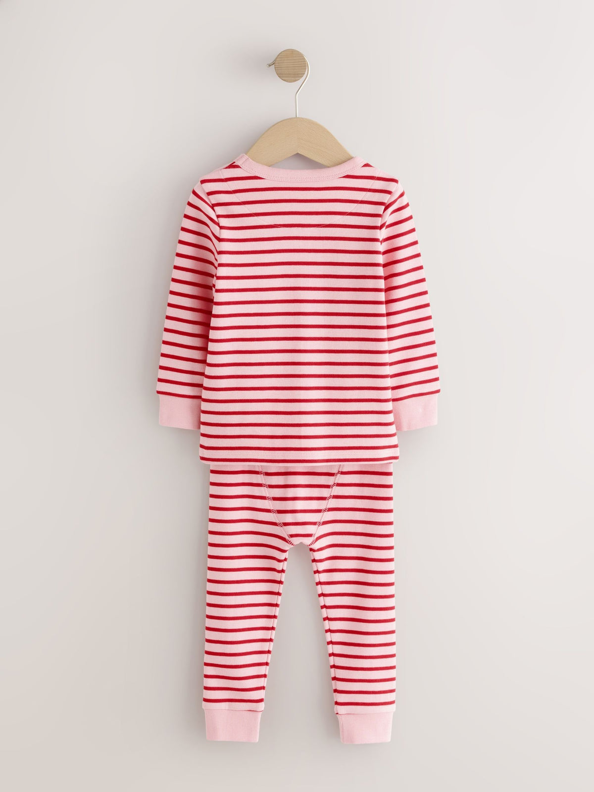 Red/Ecru Snuggle Pyjamas 3 Pack (9mths-12yrs) - image 8