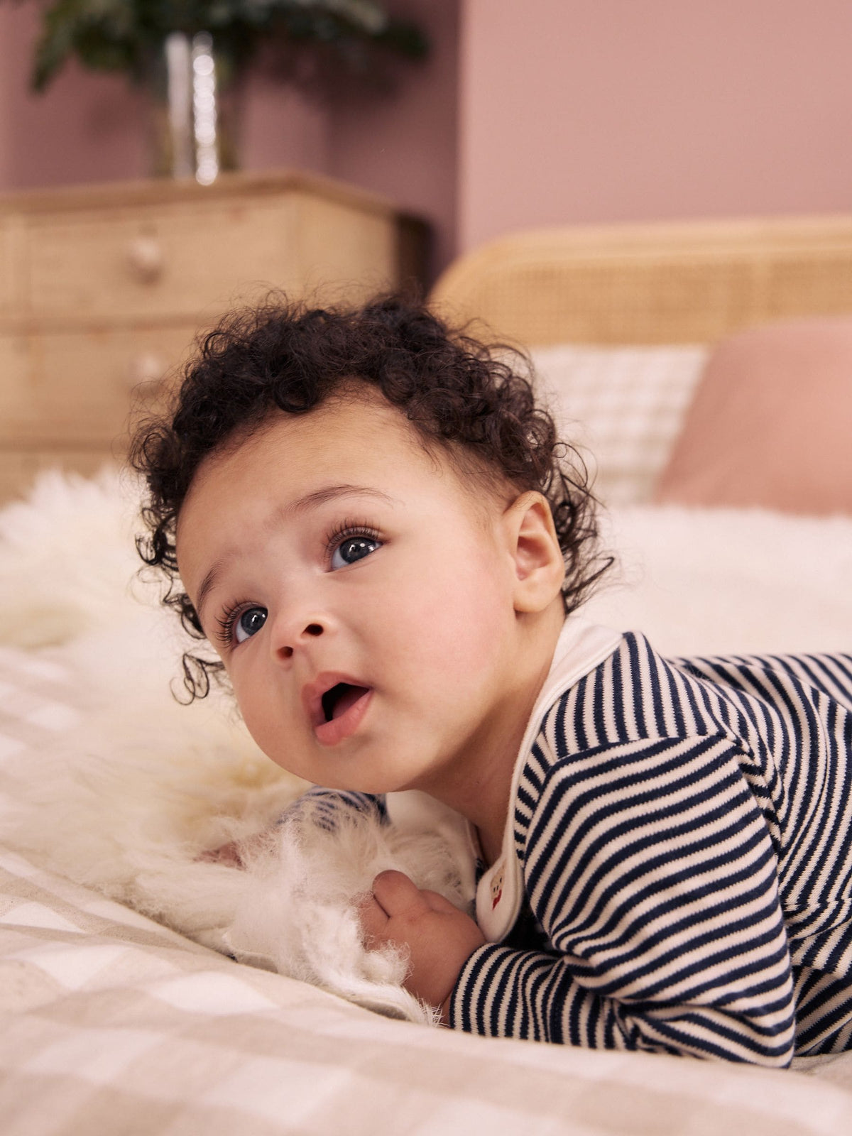 Dsiney Kidz - Cream/Red Collared Sleepsuits 3 Pack (0mths-2yrs) image 4