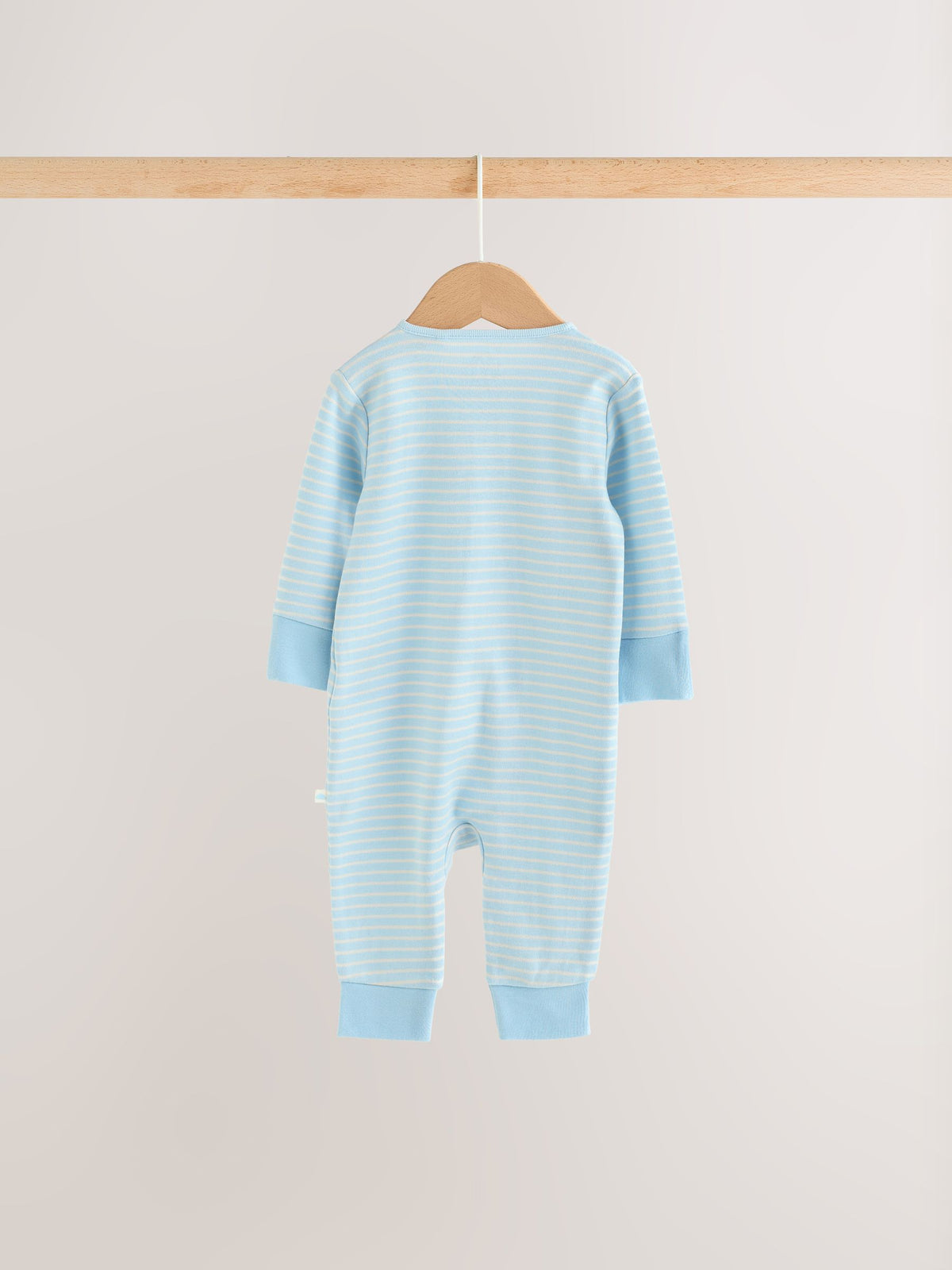 Pale Blue Cloud Two Way Zip Sleepsuits 4 Pack (0mths-3yrs) - image 12