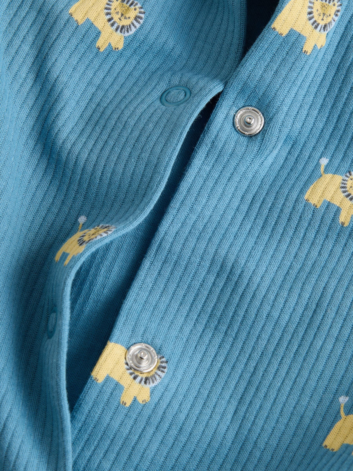 Multi Mini Animals Two Way Zip Sleepsuits 4 Pack (0mths-3yrs) - image 12