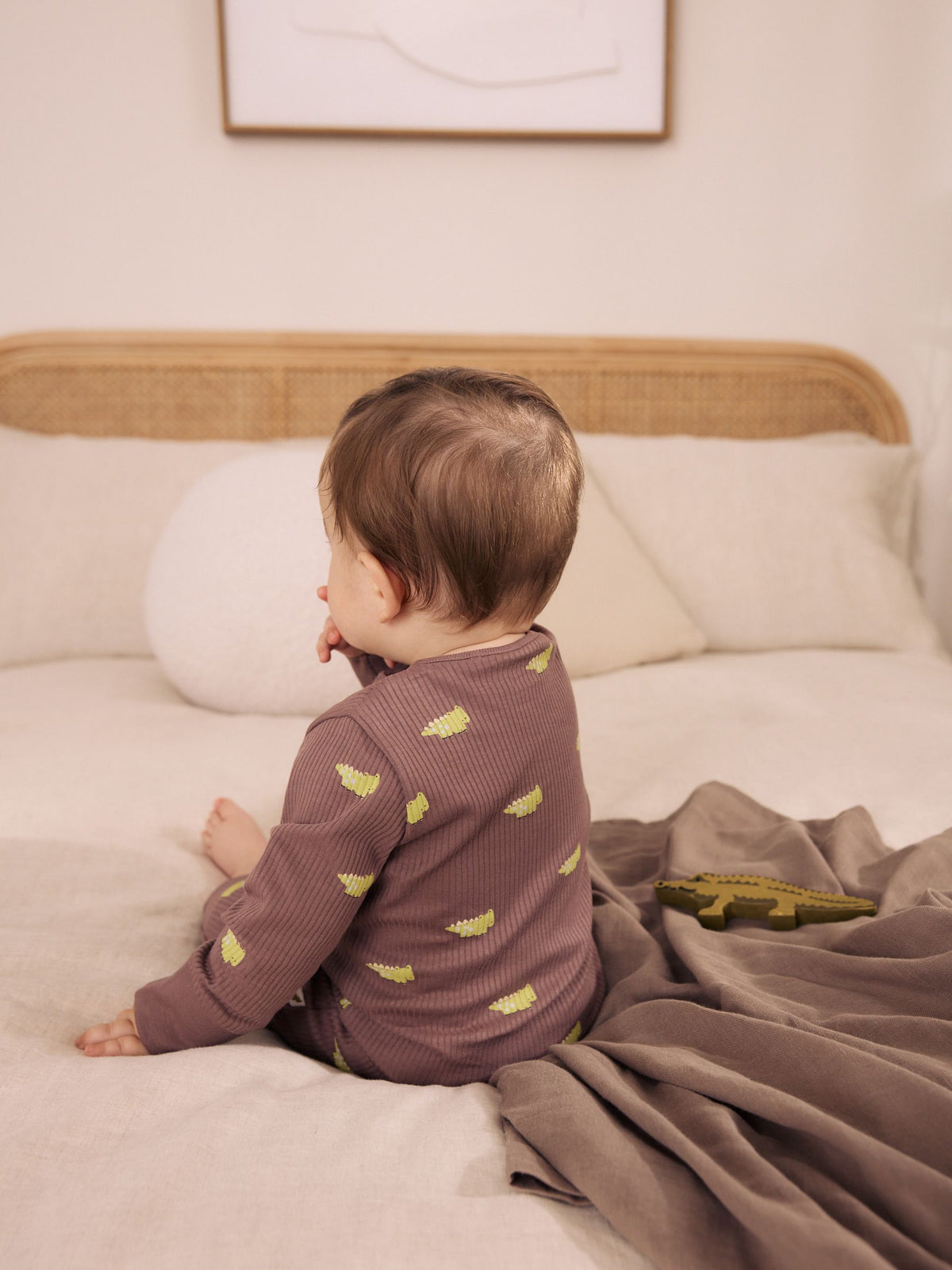 Multi Mini Animals Two Way Zip Sleepsuits 4 Pack (0mths-3yrs) - image 4