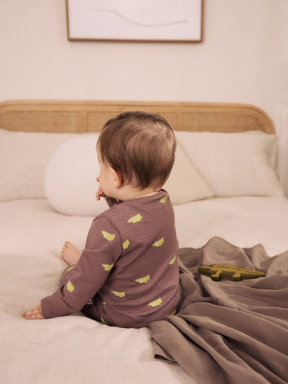 Multi Mini Animals Two Way Zip Sleepsuits 4 Pack (0mths-3yrs) - image 4
