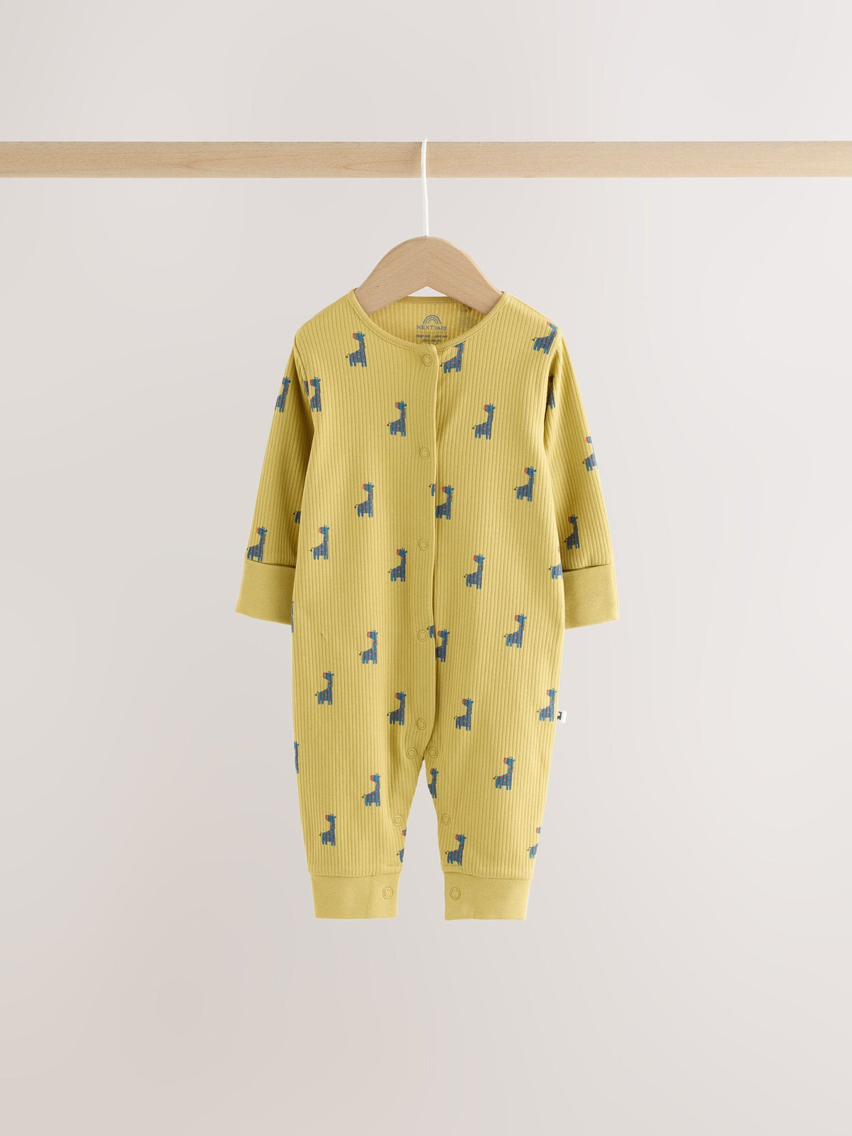 Multi Mini Animals Two Way Zip Sleepsuits 4 Pack (0mths-3yrs) - image 6