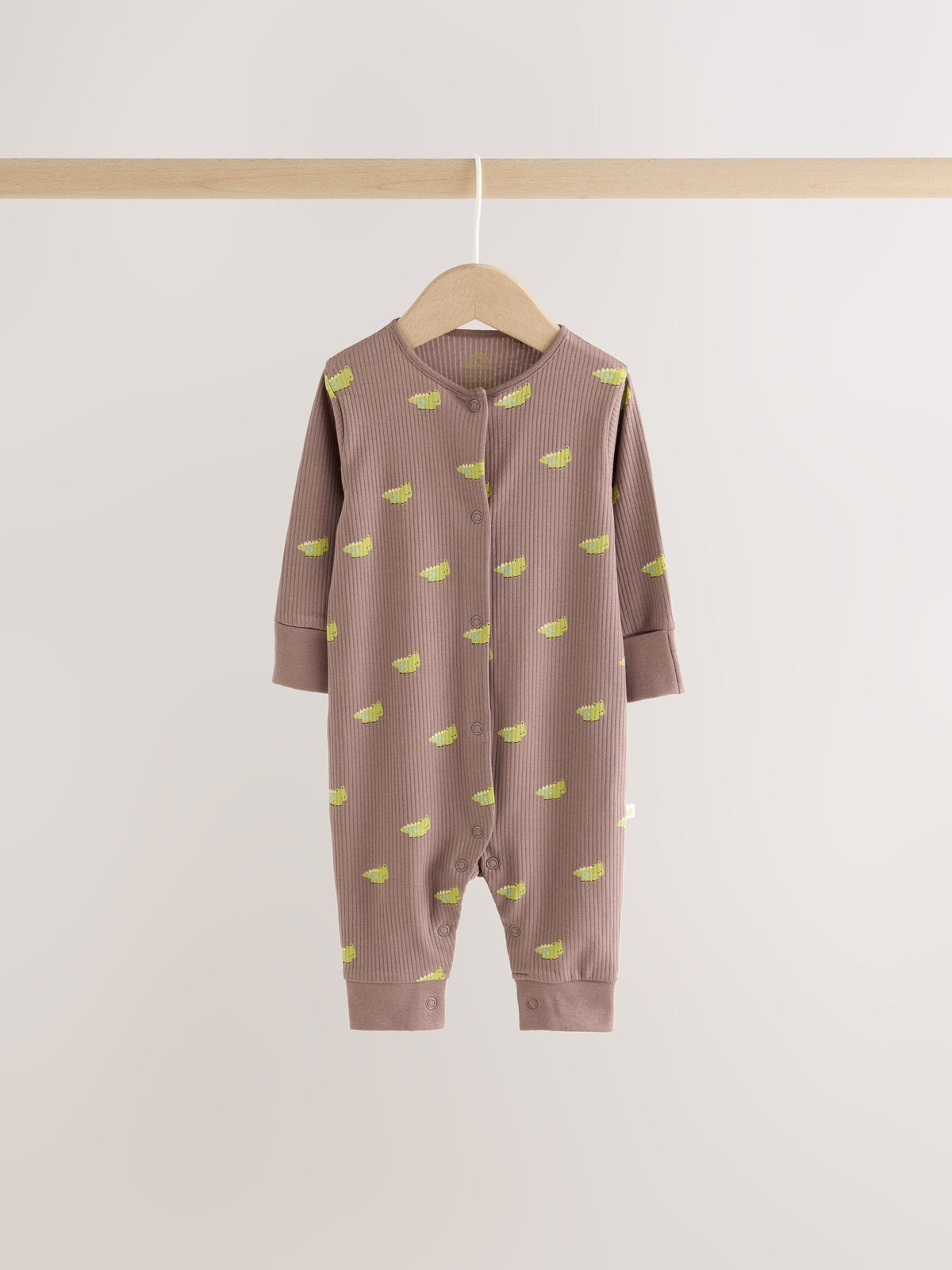 Multi Mini Animals Two Way Zip Sleepsuits 4 Pack (0mths-3yrs) - image 8