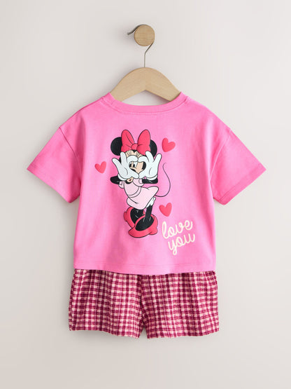 Pink Minnie Mouse T-Shirt and Shorts Set (3mths-7yrs) image 3