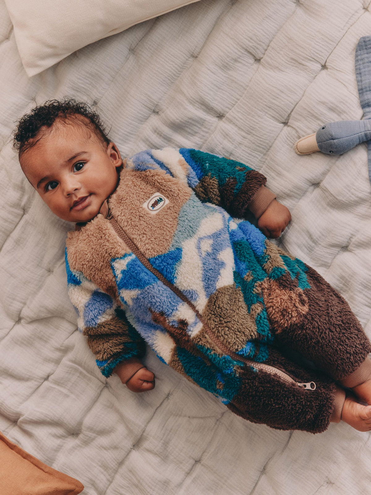 Brown Bear Borg Two Way Zip Sleepsuit - image 1