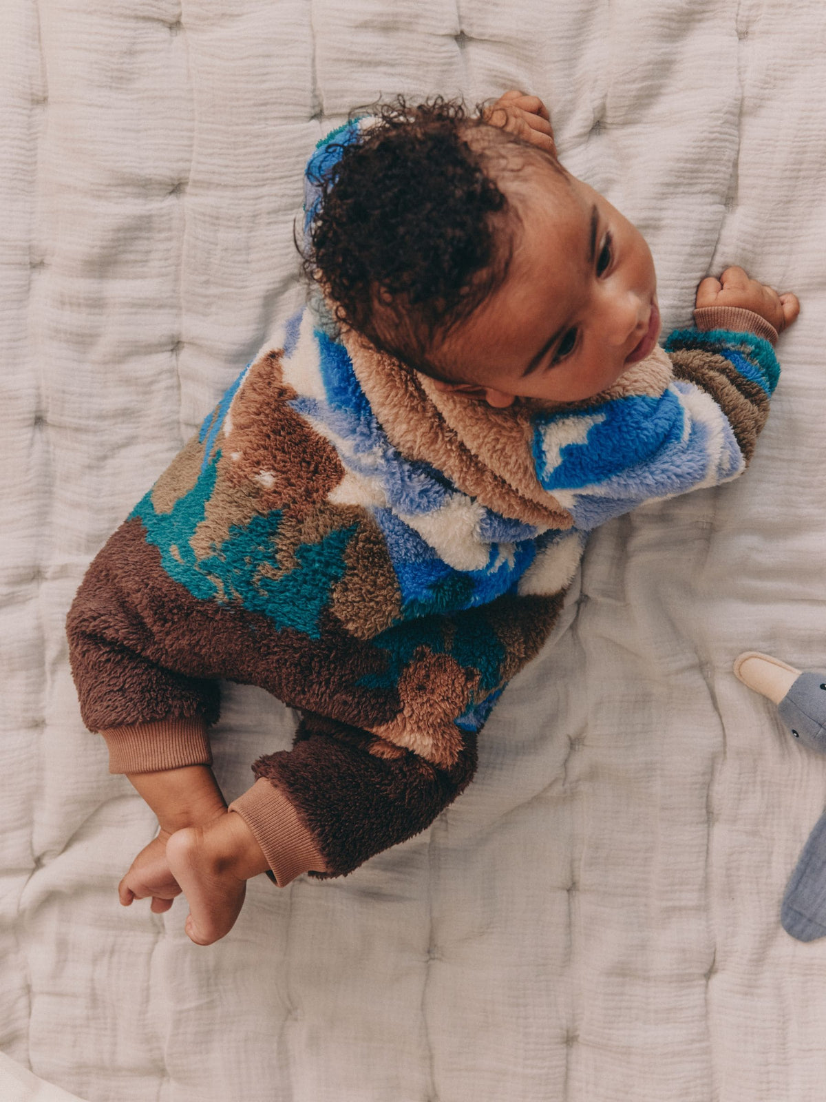 Brown Bear Borg Two Way Zip Sleepsuit - image 2