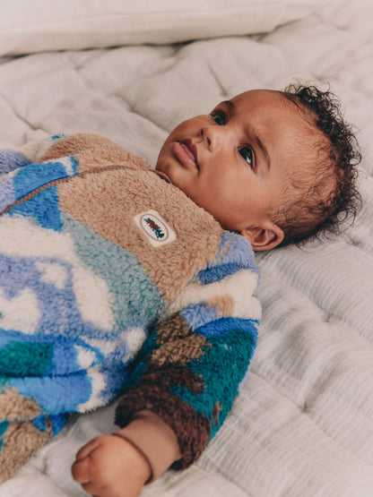 Brown Bear Borg Two Way Zip Sleepsuit - image 3