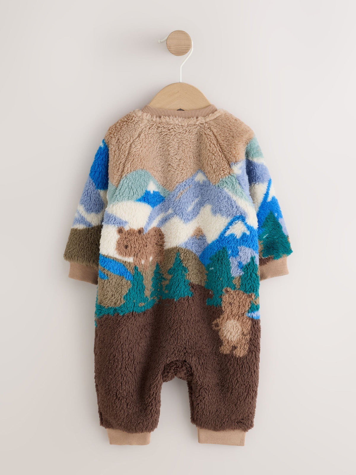 Brown Bear Borg Two Way Zip Sleepsuit - image 6