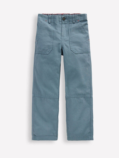 Boden Blue Canvas Carpenter Trousers image 1