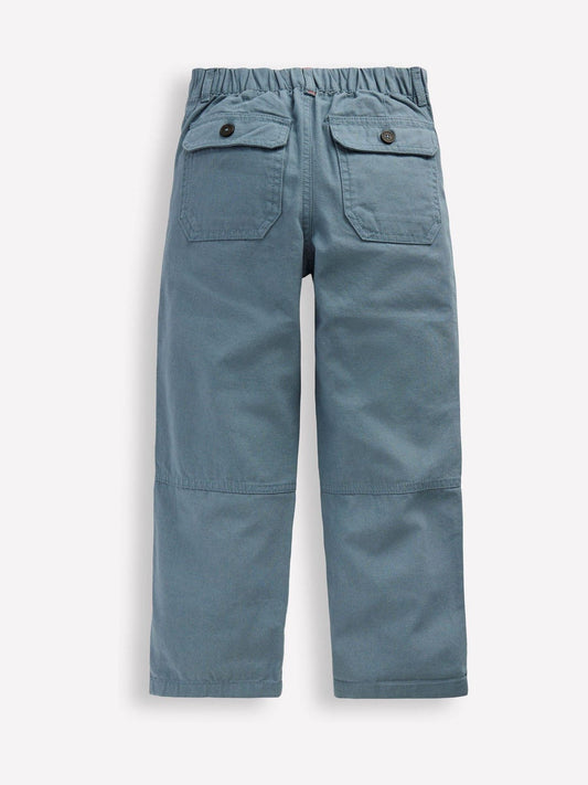 Boden Blue Canvas Carpenter Trousers image 2