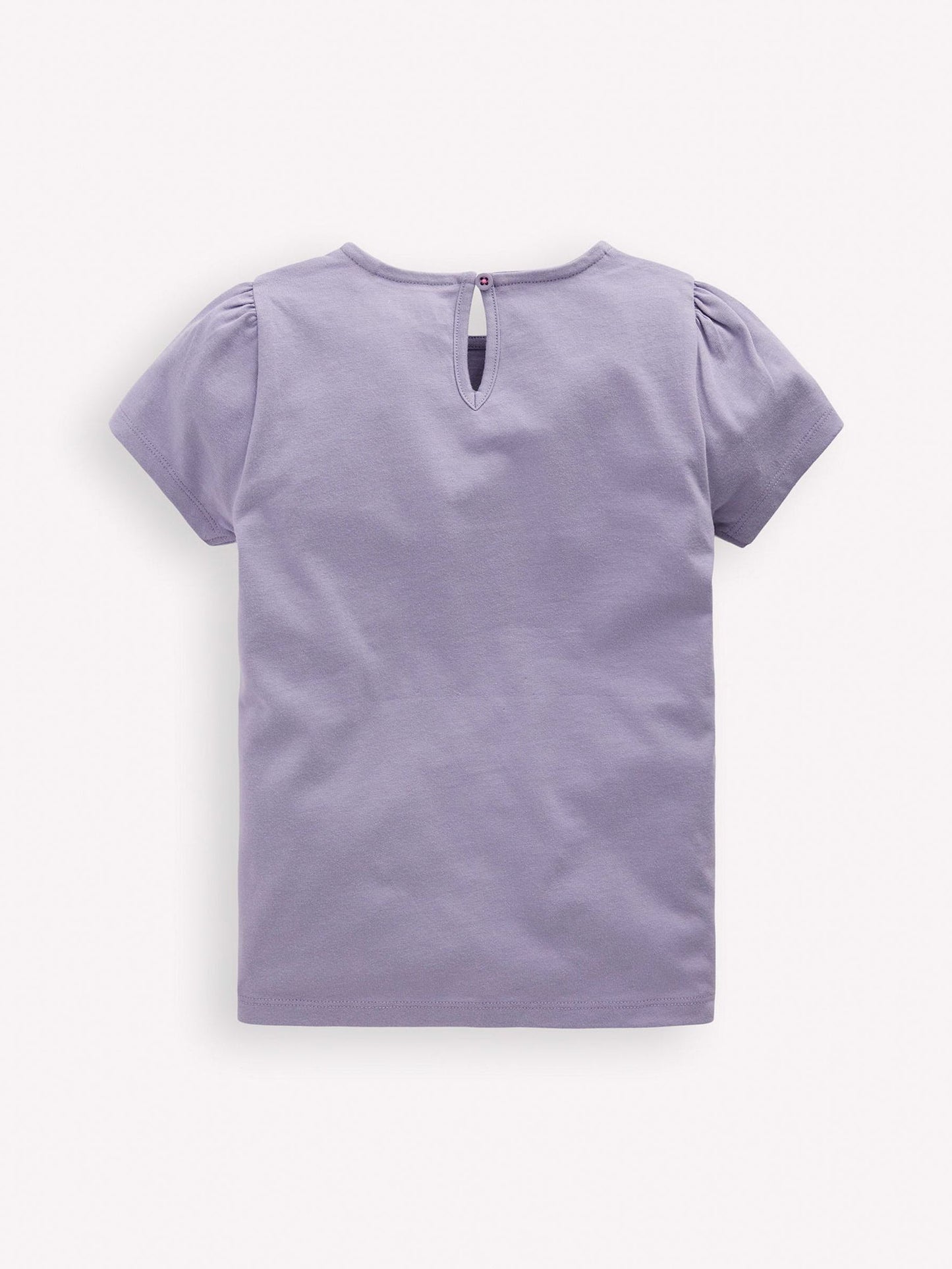 Boden Purple Puff Sleeve Superstitch Top image 2