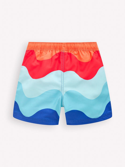 Boden Blue - Wide Waves Swim Shorts image 2