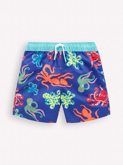 Boden Blue - Octopus Swim Shorts image 1