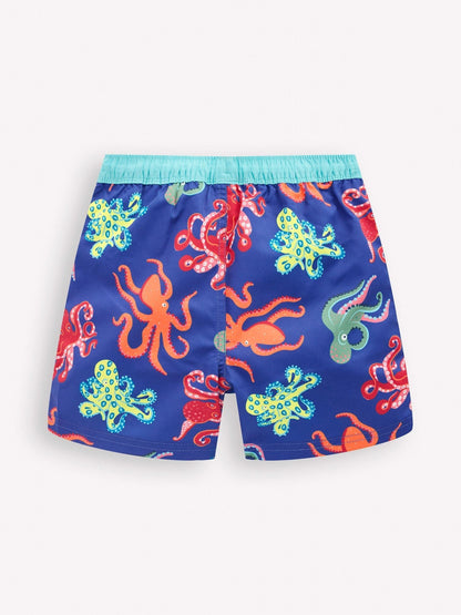 Boden Blue - Octopus Swim Shorts image 3