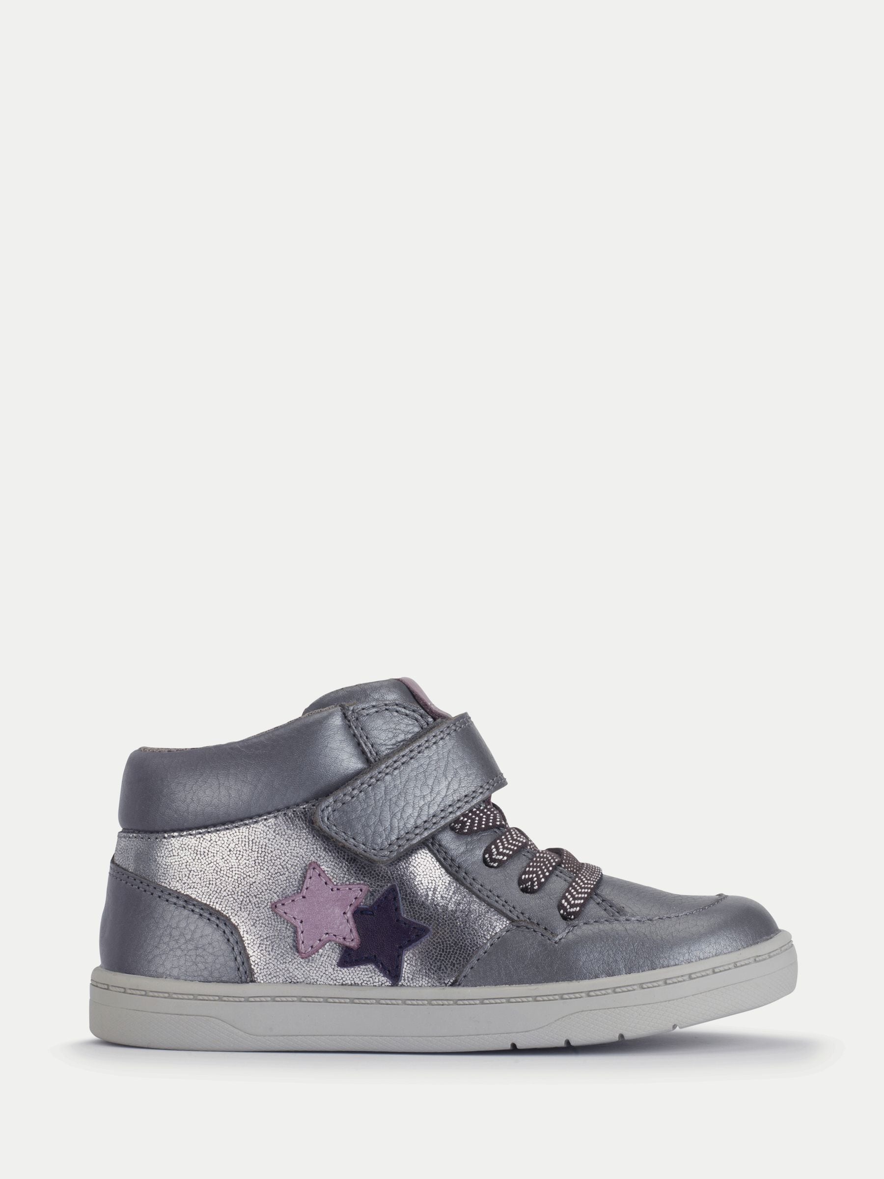 Start Rite Grey Orbit Leather High Top Ankle Boots image 1