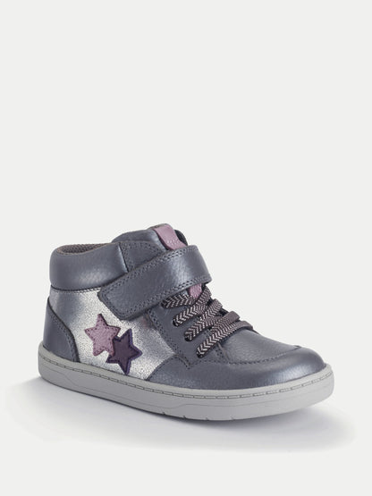 Start Rite Grey Orbit Leather High Top Ankle Boots image 2