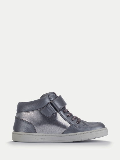 Start Rite Grey Orbit Leather High Top Ankle Boots image 3