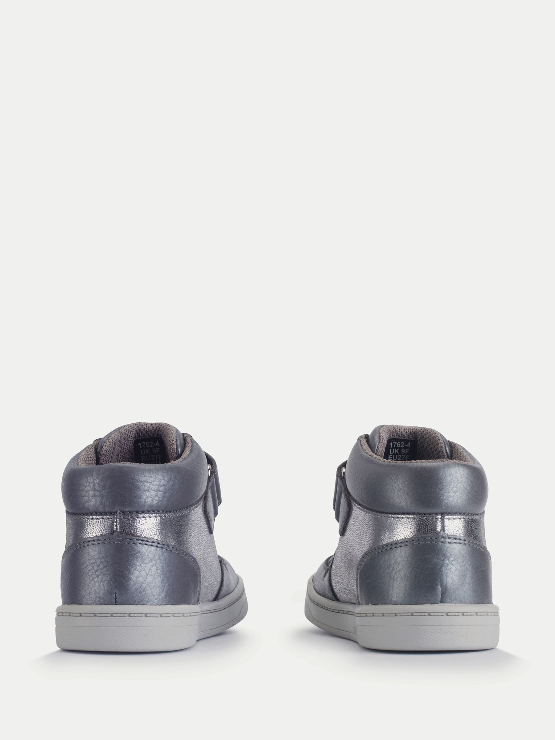 Start Rite Grey Orbit Leather High Top Ankle Boots image 4