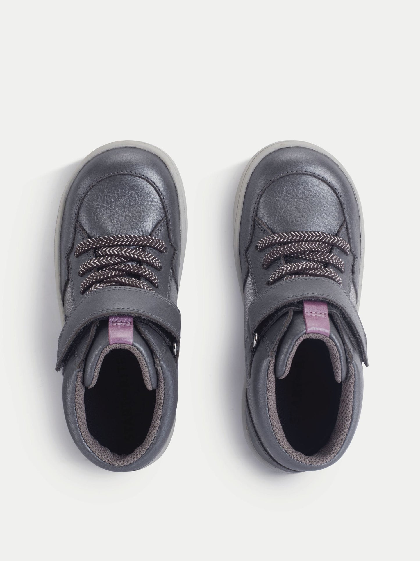 Start Rite Grey Orbit Leather High Top Ankle Boots image 5