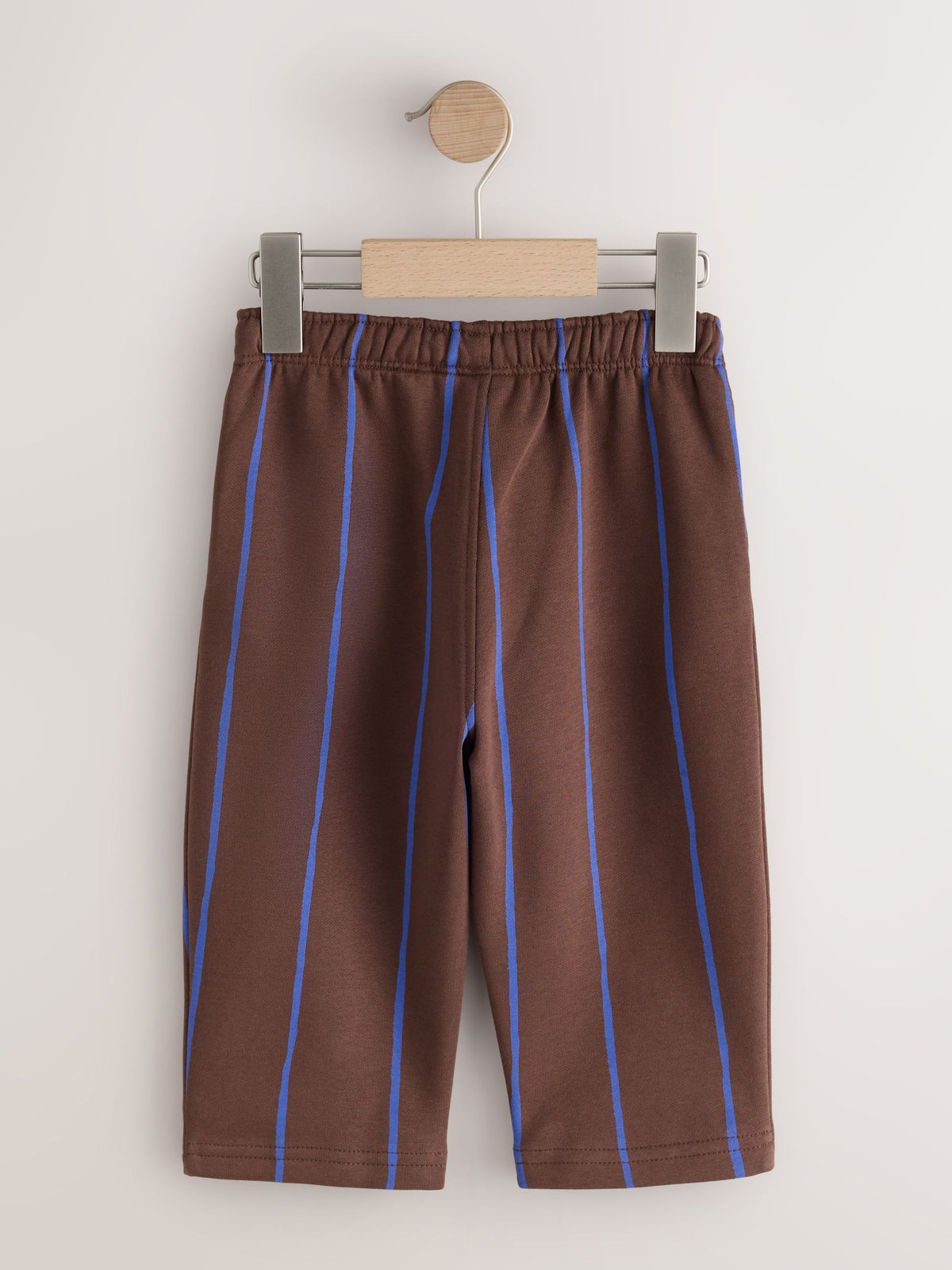 Dsiney Kidz - Blue/Brown Stripe Single Wide Leg Jersey Joggers (3mths-7yrs) image 2