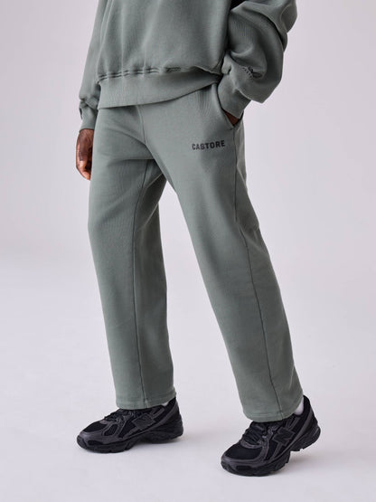 Castore Khaki Green Oversized Sweat Top and Wide Leg Joggers Set - image 3