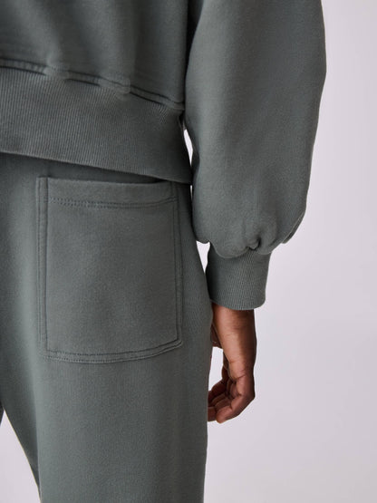 Castore Khaki Green Oversized Sweat Top and Wide Leg Joggers Set - image 6