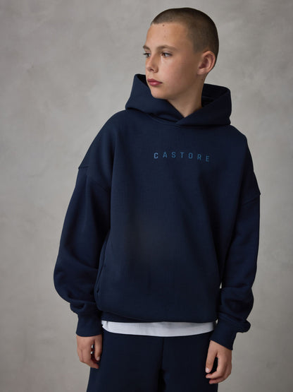 Dsiney Kidz - Castore Blue Oversized Hoodie and Shorts Set image 4