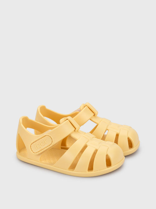 Igor Bright Yellow Nemo Barefoot Sandals image 1