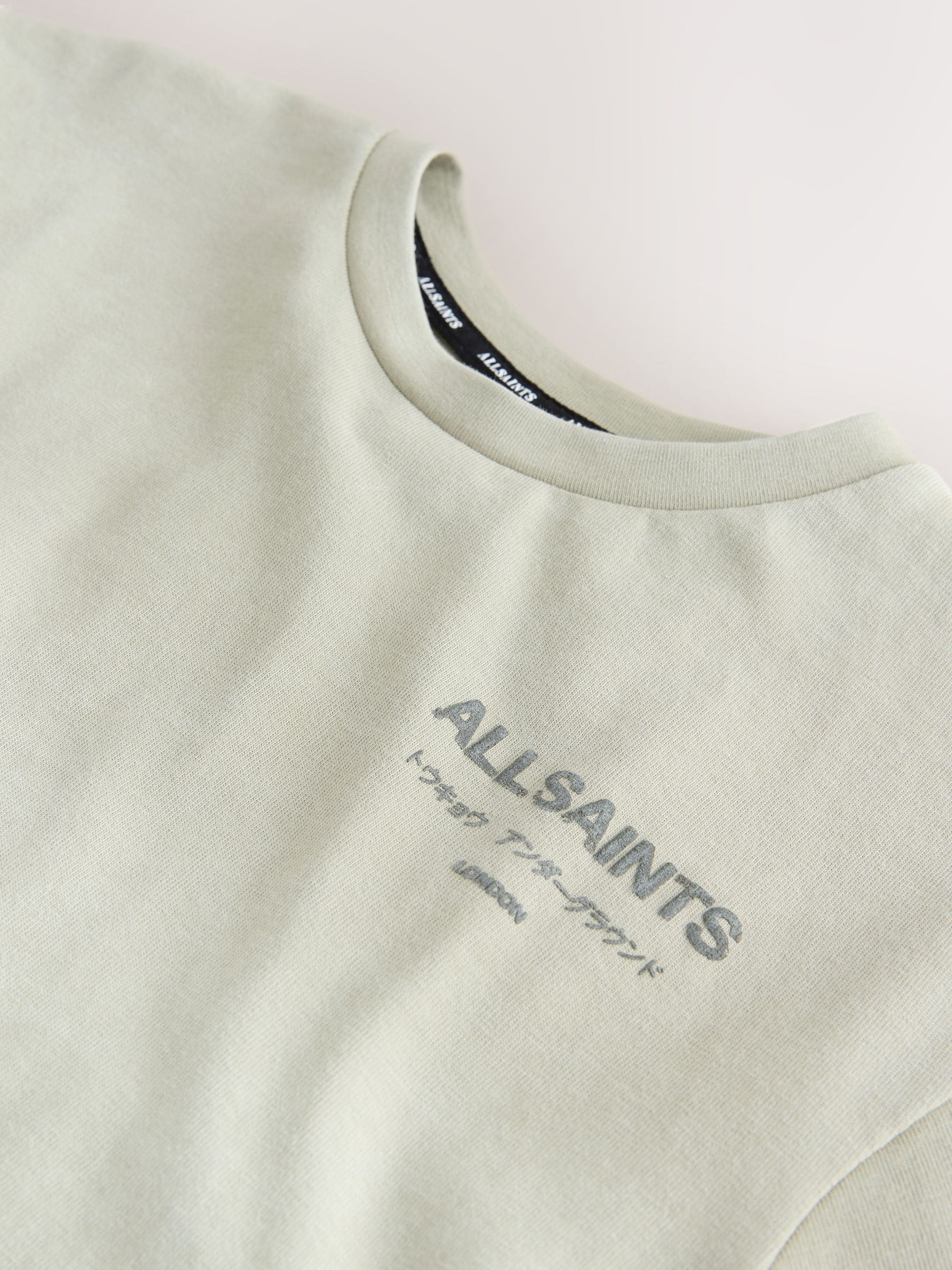Dsiney Kidz - smALLSAINTS Stone Distressed Oversized Underground Crew Neck Cotton T-Shirt image 4