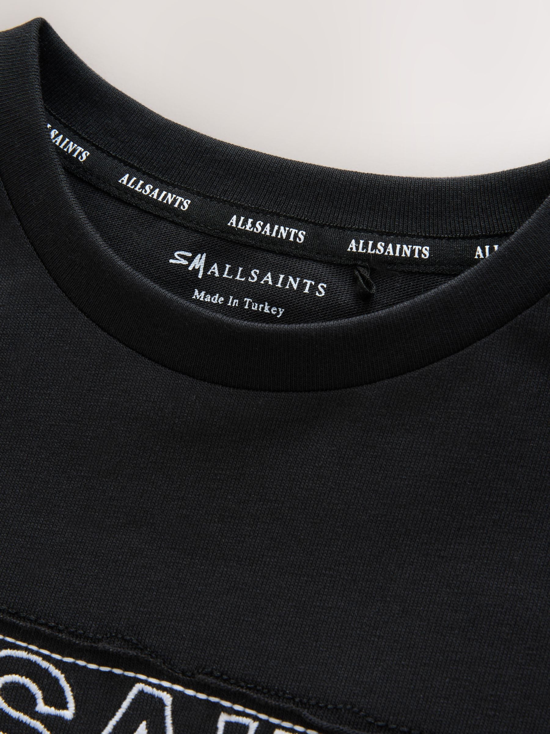 Dsiney Kidz - smALLSAINTS Black Oversized Underground Crew Cotton T-Shirt image 6