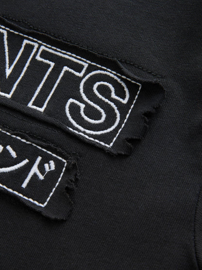 Dsiney Kidz - smALLSAINTS Black Oversized Underground Crew Cotton T-Shirt image 8