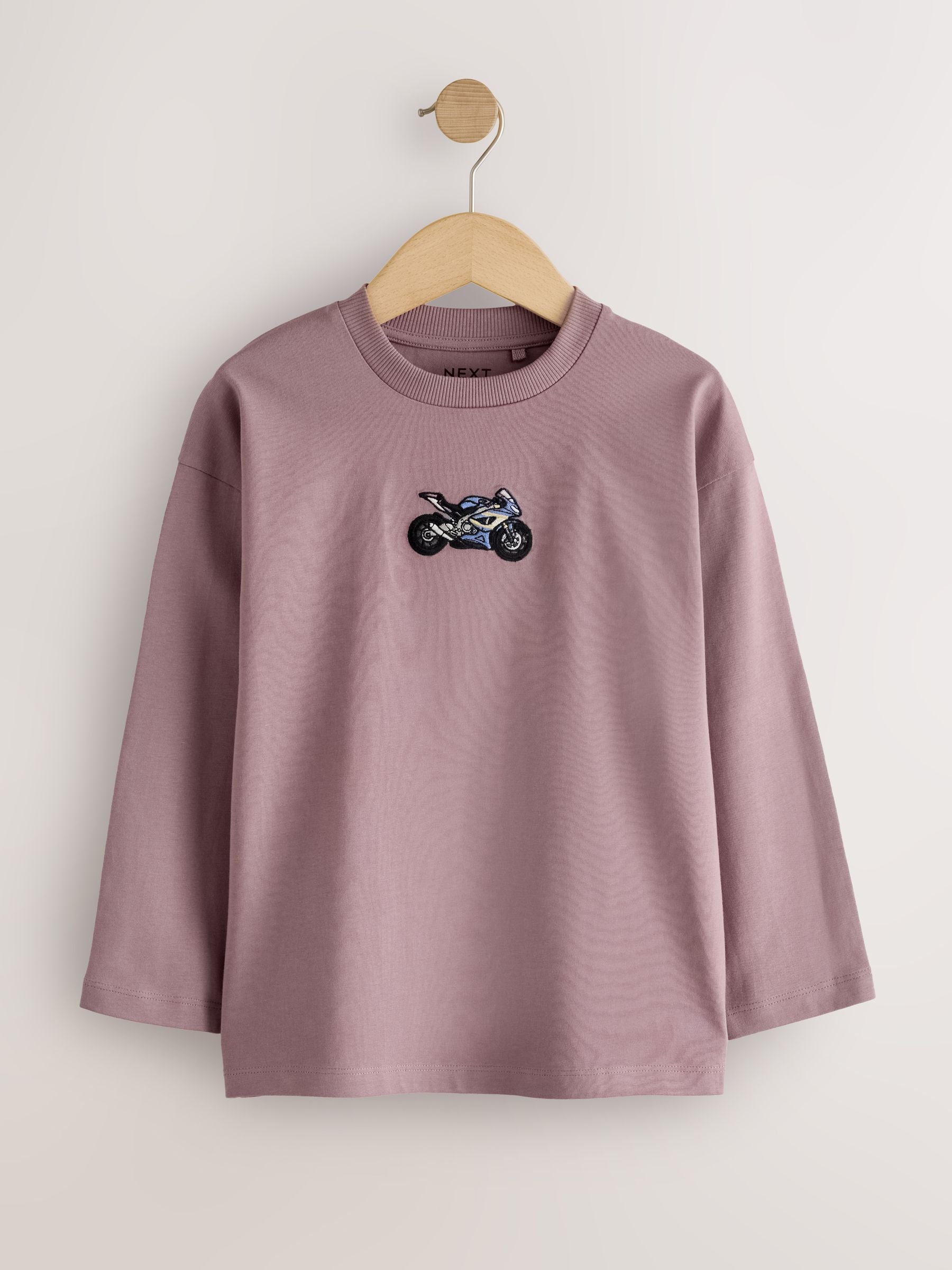 Dsiney Kidz - Vehicles Graphic Long Sleeve Relaxed Fit T-Shirts 3 Pack (3-16yrs) image 4