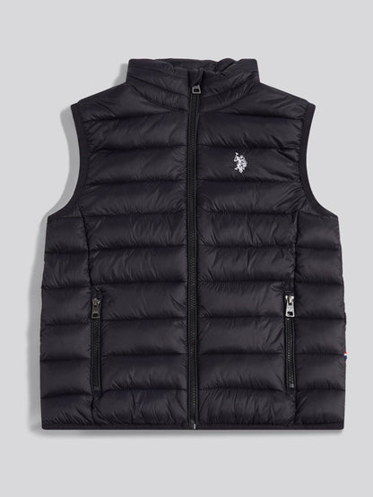 Dsiney Kidz - U.S. Polo Assn. Black Lightweight Quilted Gilet image 5