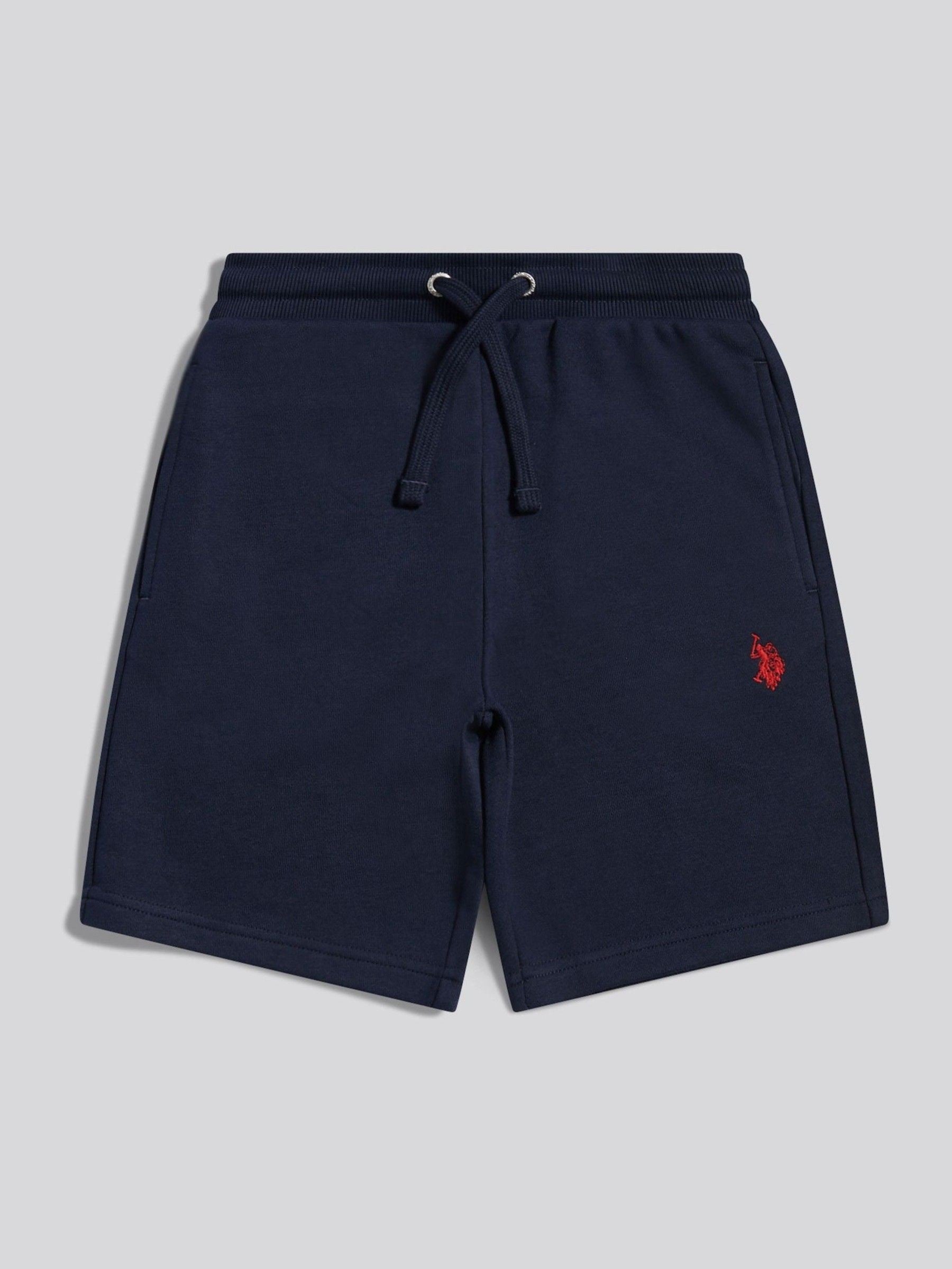 Dsiney Kidz - U.S. Polo Assn. Blue Double Horsemen Sweat Shorts image 1